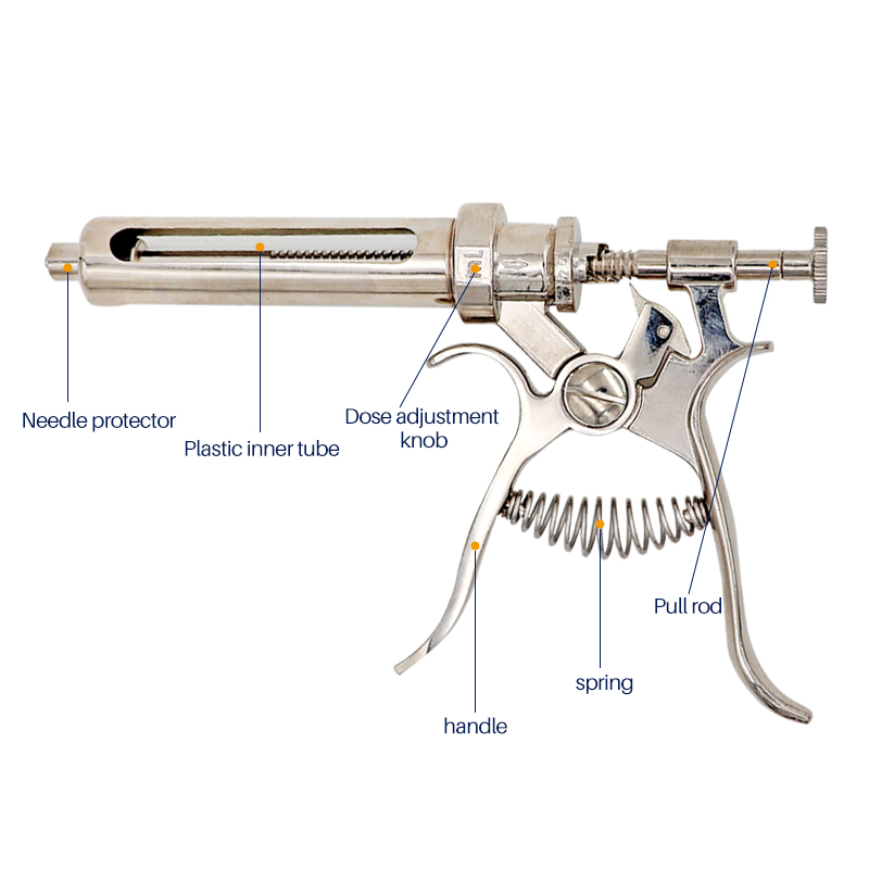 Veterinary Syringe Gun - 수의학 동물 주사기 염소 돼지 암소