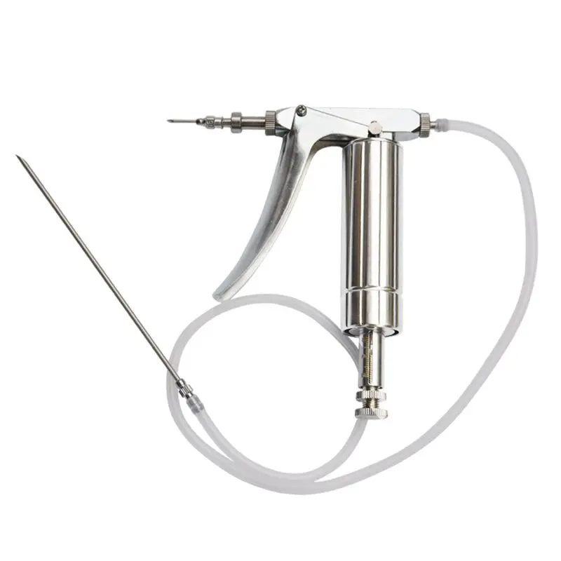 Veterinary Syringe Gun - 스테인리스 스틸 백신용, 조절 가능한 연속
