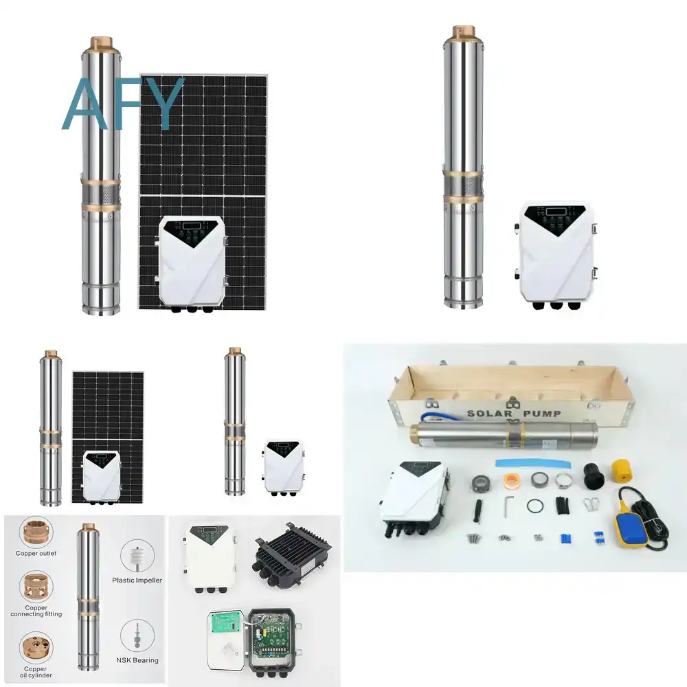 Hydroponic Farming Agriculture - 0.5Hp 300W 태양광 워터 펌프(농업용 관개용)