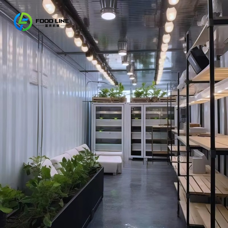 맞춤형 상업용 컨테이너 농장 수직 수경 재배 공장 (농 - Hydroponic Farming Agriculture 리뷰 및 가격