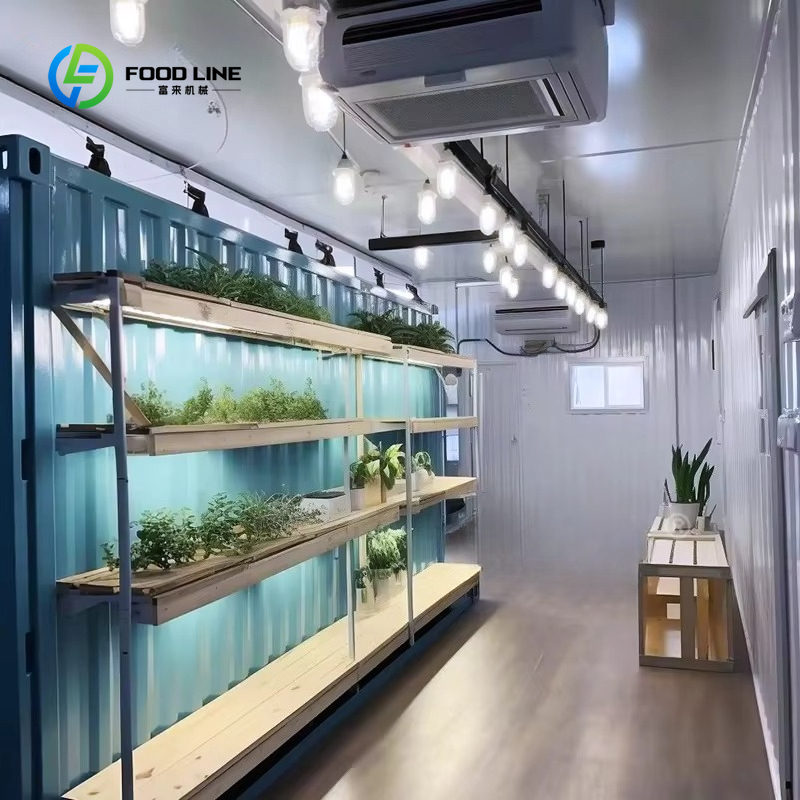 맞춤형 상업용 컨테이너 농장 수직 수경 재배 공장 (농 - Hydroponic Farming Agriculture 리뷰 및 가격