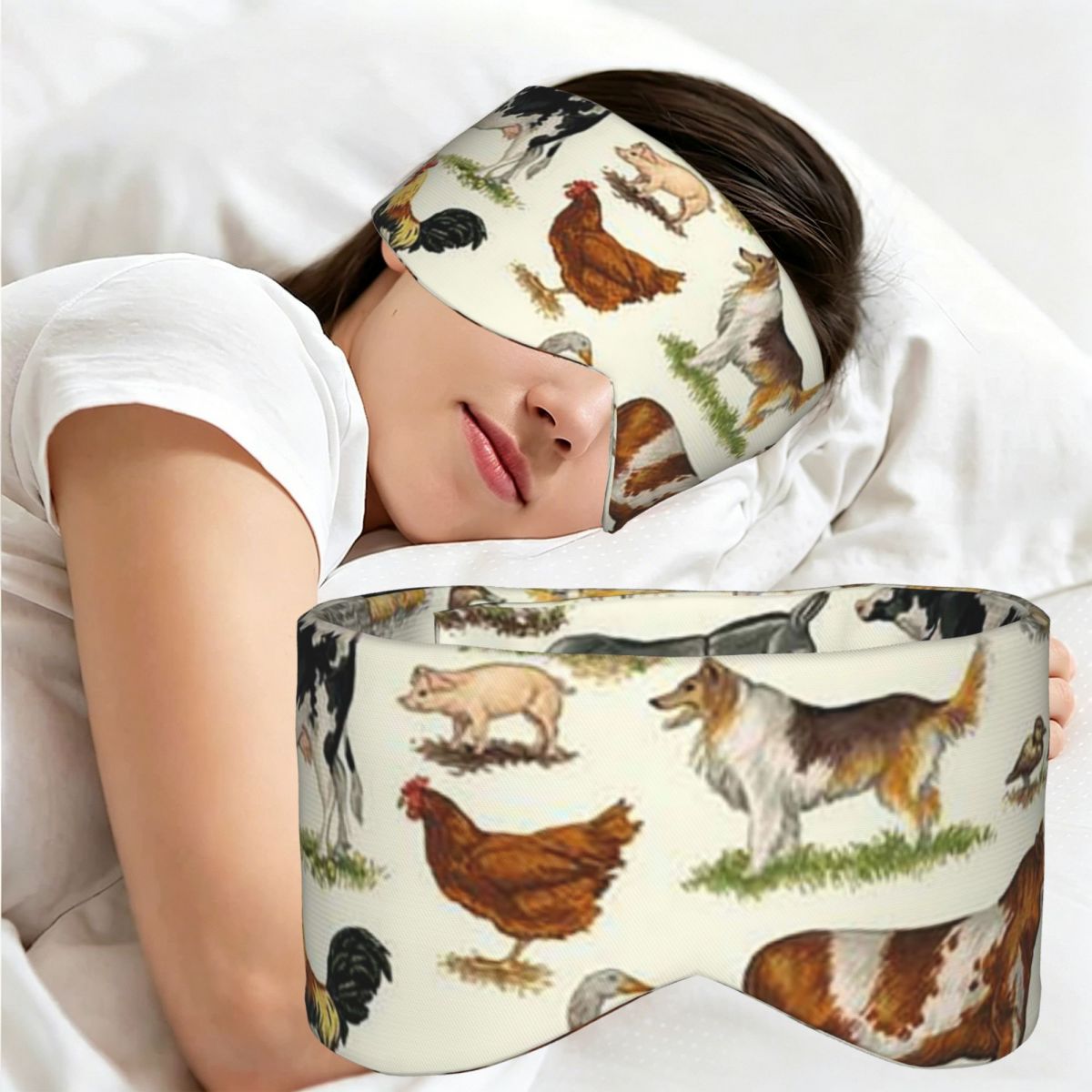 컨트리 팜 동물 농가 마을 애완동물 수면 마스크 빛 차 - Farming A 리뷰 및 가격