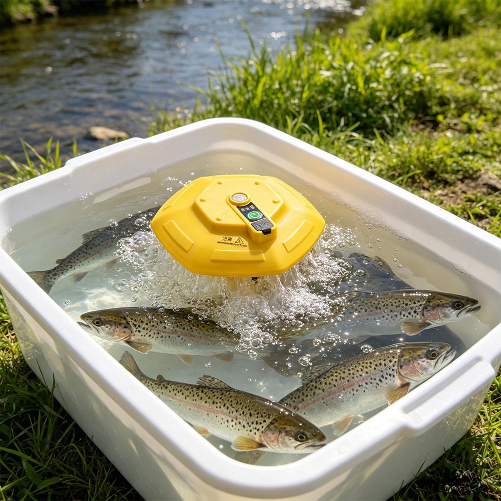 USB 충전식 스마트 휴대용 산소 공급기, 조용한 에어 - Fish Pond Aerator 리뷰 및 가격