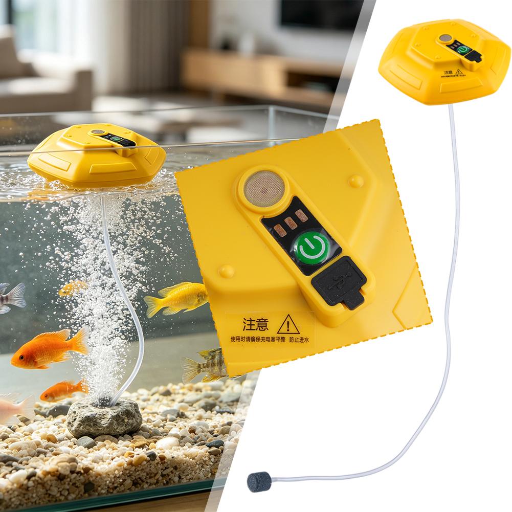 USB 충전식 스마트 휴대용 산소 공급기, 조용한 에어 - Fish Pond Aerator 리뷰 및 가격