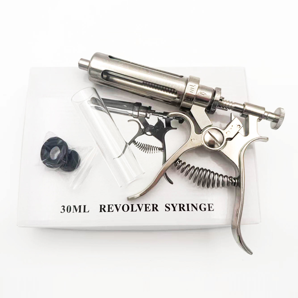 10~50ml 용량의 동물용 연속 주사기, 회전식 디자 - Veterinary Syringe Gun 리뷰 및 가격