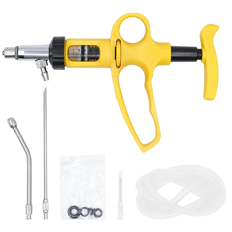 1 Pc 가축 연속 주입 주사기 5/10ml 플라스틱  - Veterinary Syringe Gun 리뷰 및 가격