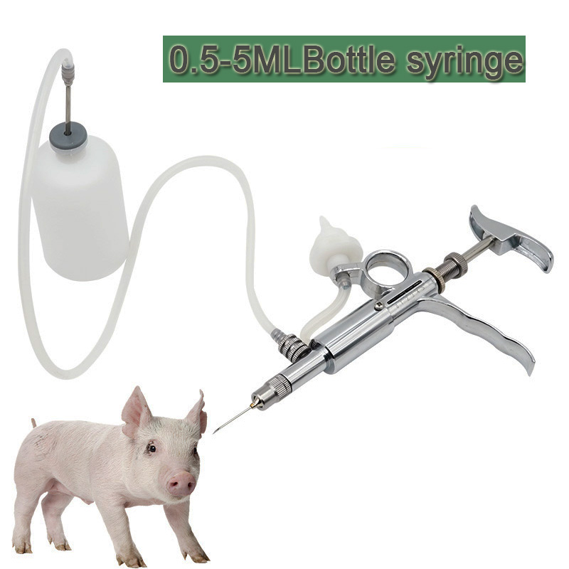 0.5-5Ml 연속 주사기 도구 가축 동물 돼지 닭 백 - Veterinary Syringe Gun 리뷰 및 가격