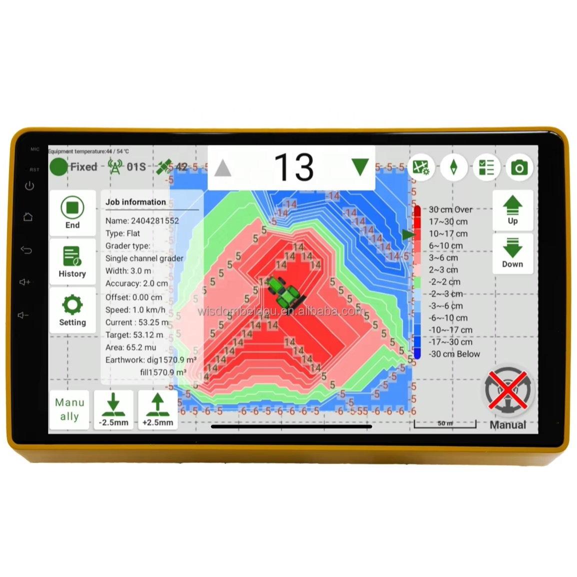 듀얼 채널 GP-S 및 GNSS 위성 지상 평탄화 시스 - Farming Or Agriculture 리뷰 및 가격