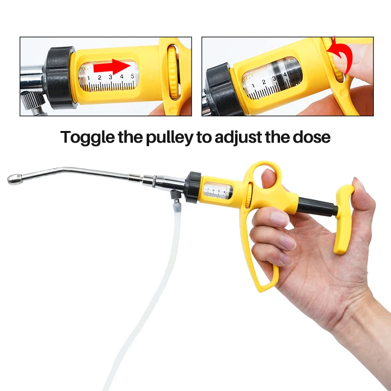1세트 5ml/10ml 조절 가능 연속 주사기 주입 장 - Veterinary Syringe Gun 리뷰 및 가격
